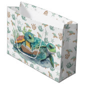 Eenmaal op tijd groot cadeauzakje (Voorkant Gekanteld)