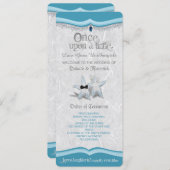 Eenmaal op tijd-IWedding-programma Kaart (Voorkant / Achterkant)