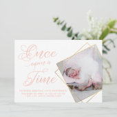 Eenmaal op tijd kondigt prinses Birth aan Aankondiging (Staand voorkant)