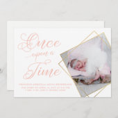 Eenmaal op tijd kondigt prinses Birth aan Aankondiging (Voorkant / Achterkant)