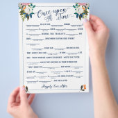 Eenmaal op tijd liefdesverhaal Bridal Libs Game Flyer (Hand)
