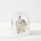 Eenmaal op tijd matglas koffiemok (Center)