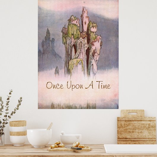 Eenmaal op tijd poster (Keuken)