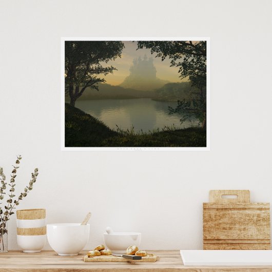 Eenmaal op tijd poster (Keuken)