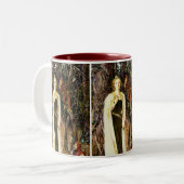 Eenmaal op tijd tweekleurige koffiemok (Voorkant links)