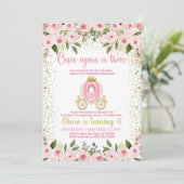 Eenmaal op tijd uitnodiging voor de verjaardag van (Staand voorkant)