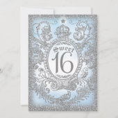 Eenmaal op Tijd Zilver Blauw vast Kaart (Voorkant)