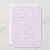 Eenmaal op Time Gold Prinses Birthday Uitnodiging (Achterkant)