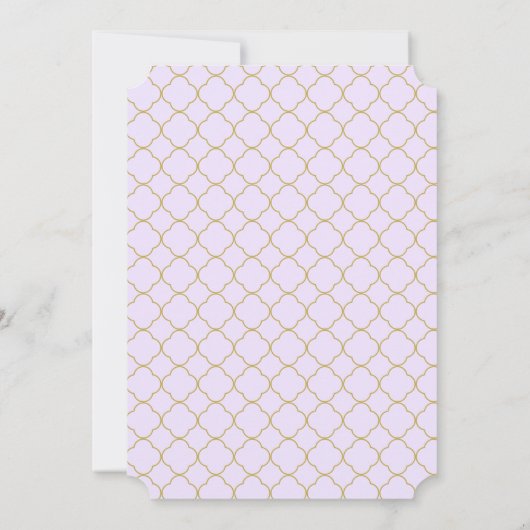 Eenmaal op Time Gold Prinses Birthday Uitnodiging (Achterkant)