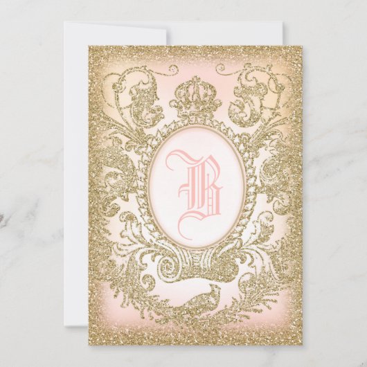 Eenmaal op Time Prinses Invitation Kaart (Voorkant)