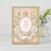 Eenmaal op Time Prinses Invitation Kaart (Staand voorkant)