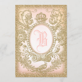 Eenmaal op Time Prinses Invitation Kaart