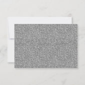 Eenmaal op Time Silver Blue RSVP Kaartje (Achterkant)