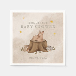 Eenmaal op Time Woodland Storybook Servet