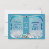 Eenmaal opslaan op een tijdstip save the date (Achterkant)