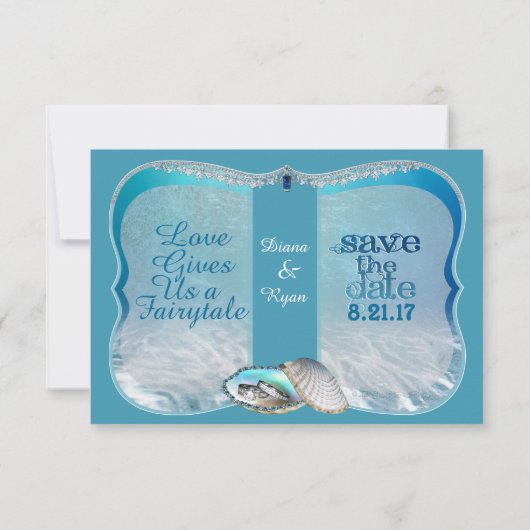 Eenmaal opslaan op een tijdstip save the date (Achterkant)