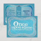 Eenmaal opslaan op een tijdstip save the date (Voorkant / Achterkant)