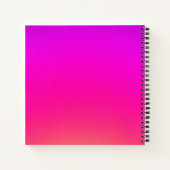 Eenmaansnaam op maat notitieboek (Achterkant)