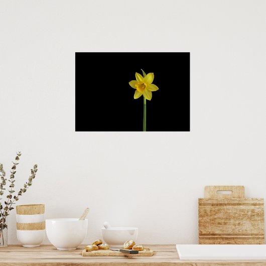 Eénmalige daffodil poster (Keuken)
