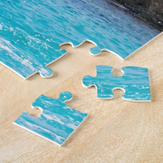 Eénmalige dolfijnprop legpuzzel (Zijkant)