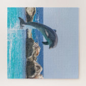 Eénmalige dolfijnprop legpuzzel (Horizontaal)