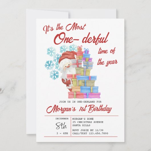 Eenmalige kerstdag 1 september 2010 kaart (Voorkant)