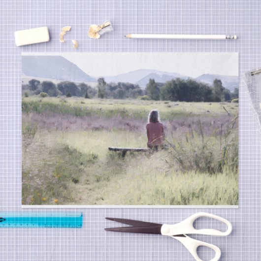 Eenmalige ontkoppeling tissuepapier (Craft)