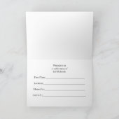 Eenmalige uitnodiging in blauw met moskemaan sterr (Binnen)