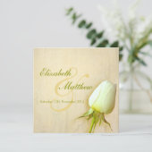 Eenmalige uitnodiging voor het bruiloft van de bru (Staand voorkant)