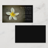 Eénmalige visitekaartjes voor bloem (Voorkant / Achterkant)