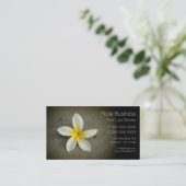 Eénmalige visitekaartjes voor bloem (Staand voorkant)