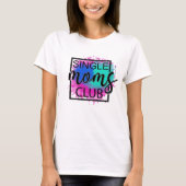 Eenmansclub, kleurrijke moderne t-shirt (Voorkant)