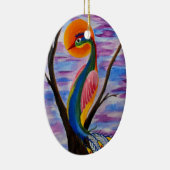 Eenmansvogel Keramisch Ornament (Rechts)