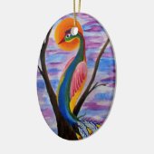 Eenmansvogel Keramisch Ornament (Links)