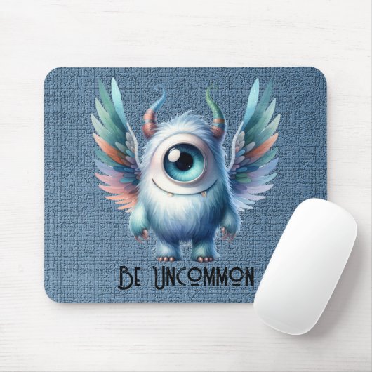 Eenogig monster kan soms zijn - Custom Muismat (Met muis)