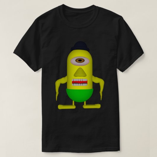 Eenogige Miniman T-shirt (Design voorkant)