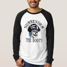 Eenoige piraatschedel en kruisbeenderen t-shirt