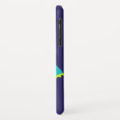 Eenoog kind alien blauw groen naam Case-Mate iPhone case (Achterkant/links)