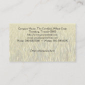 Eenoor gerst in een veld visitekaartje (Achterkant)