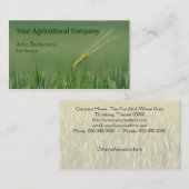 Eenoor gerst in een veld visitekaartje (Voorkant / Achterkant)