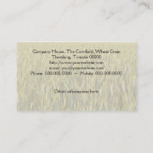 Eenoor gerst in een veld visitekaartje (Achterkant)