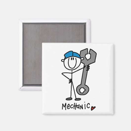 Eenpars-T-shirts en geschenken Magneet (Voorkant / Achterkant)