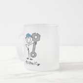 Eenpars-T-shirts en geschenken Matglas Koffiemok (Voorkant links)