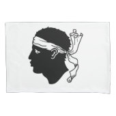 Eénpiloot met vlag van Corsica Kussensloop (Voorkant)