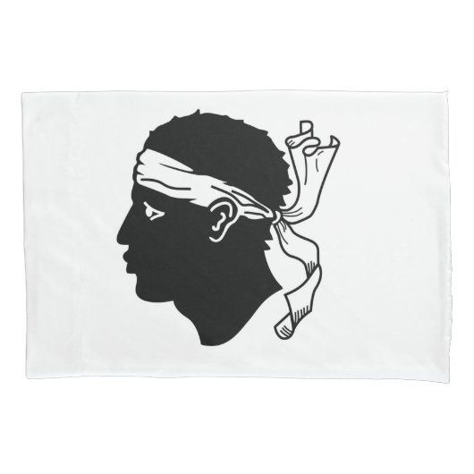 Eénpiloot met vlag van Corsica Kussensloop (Voorkant)