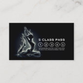 Eenpotige King Pigeon Yoga Instructor Class Pass Klantenkaartje (Voorkant)