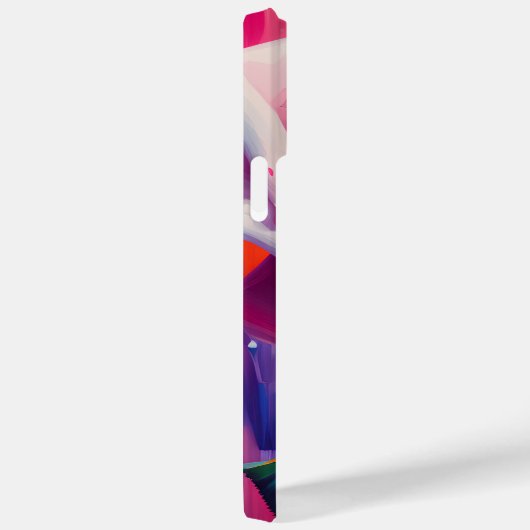  eenroze roze olie schilfermonogrammen Case-Mate iPhone case (Achterkant / Rechts)