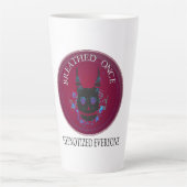 Eens Ademgehaald: Hypnotische Demonen Schedel Latte Mok (Voorkant)