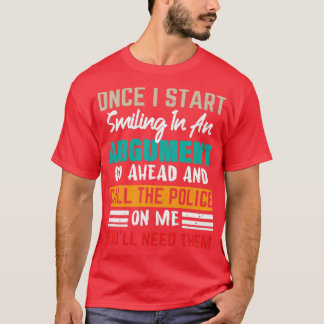Eens begin ik te lachen in een betoverende grappig t-shirt