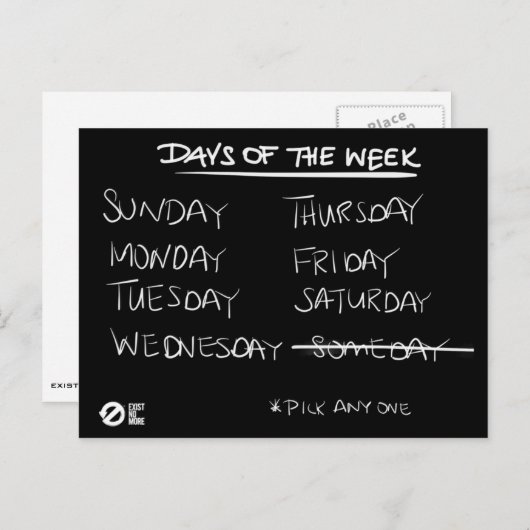 Eens Briefkaart elimineren (Voorkant / Achterkant)